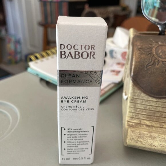 Doctor Babor - Clean Formance - Awakening Eye Cream - 0.5oz NIB - Picture 2 of 2